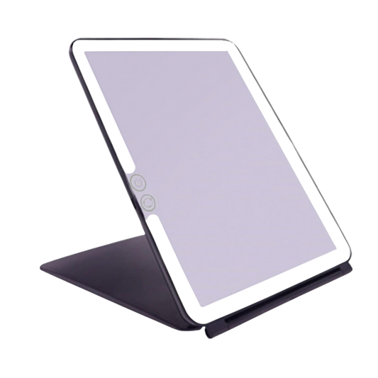 Folding Lighted Makeup Mirror with 72 LEDs 3 Colors