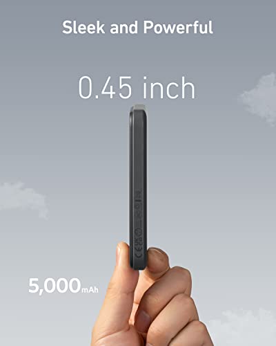 Anker 621 Magnetic Portable Charger (MagGo), 5,000mAh Wireless Power Bank