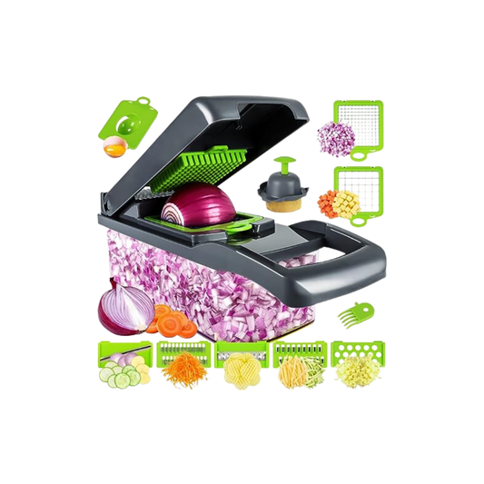 Vegetable Chopper, Pro Onion Chopper, Multifunctional 13 in 1 Food Chopper