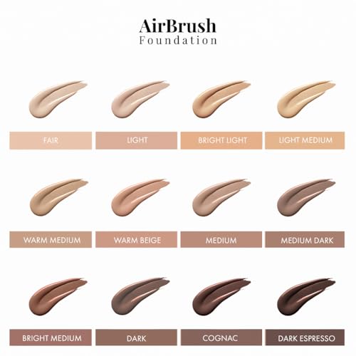 MagicMinerals AirBrush Foundation - 2pc Set with Airbrush Foundation and Kabuki Brush
