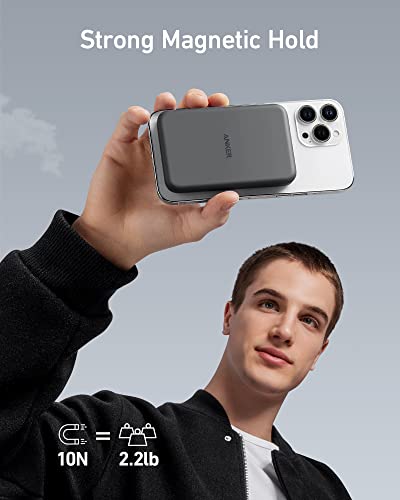 Anker 621 Magnetic Portable Charger (MagGo), 5,000mAh Wireless Power Bank