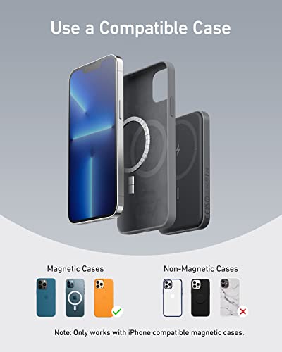 Anker 621 Magnetic Portable Charger (MagGo), 5,000mAh Wireless Power Bank