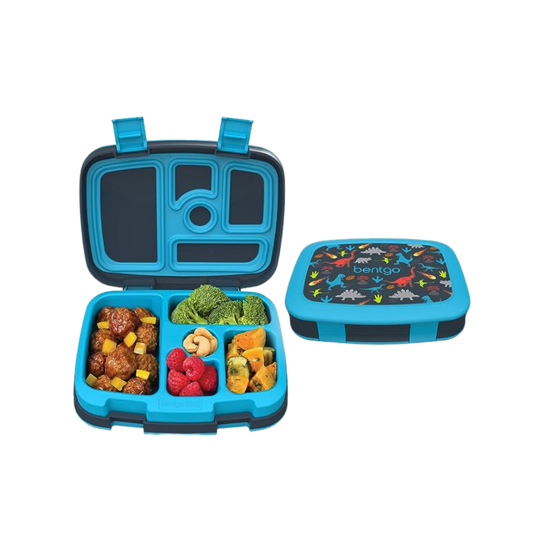 Bentgo® Kids Prints Leak-Proof, 5-Compartment Bento-Style Kids Lunch Box