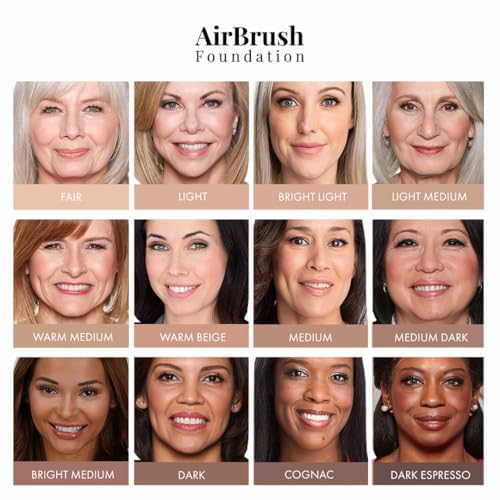 MagicMinerals AirBrush Foundation - 2pc Set with Airbrush Foundation and Kabuki Brush
