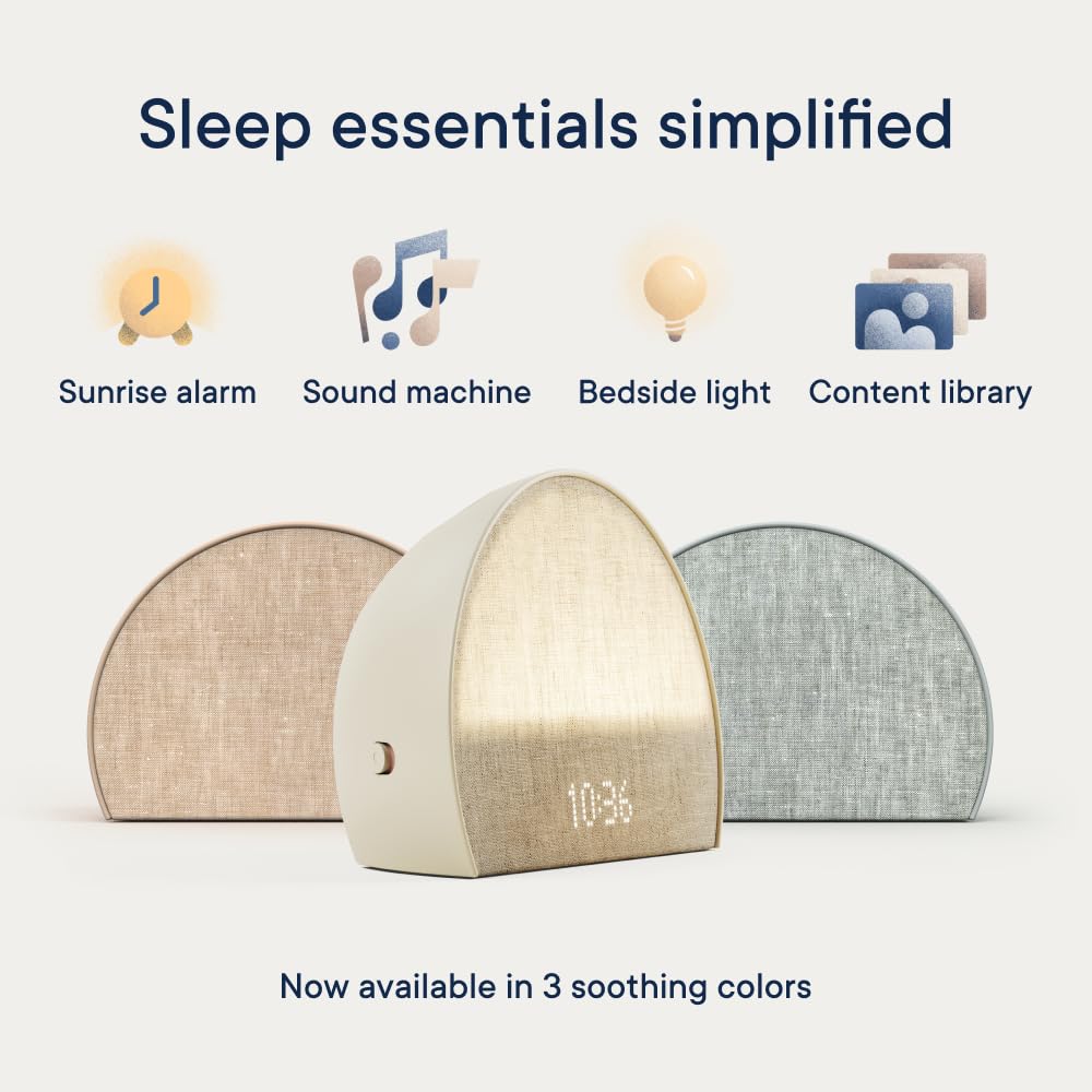 Hatch Restore 2 Sunrise Alarm Clock, Sound Machine, Smart Light