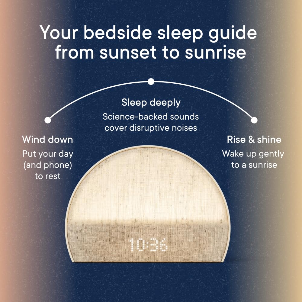 Hatch Restore 2 Sunrise Alarm Clock, Sound Machine, Smart Light