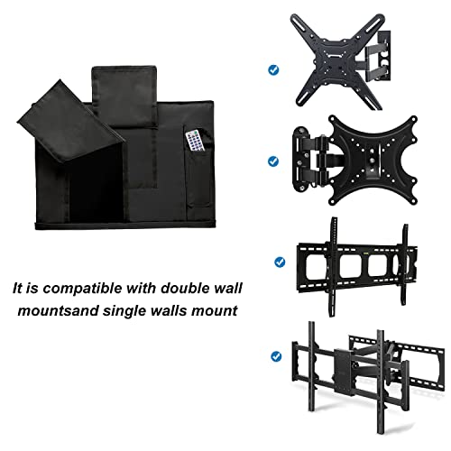 iBirdie Outdoor Waterproof and Weatherproof TV Cover for 80 to 85"