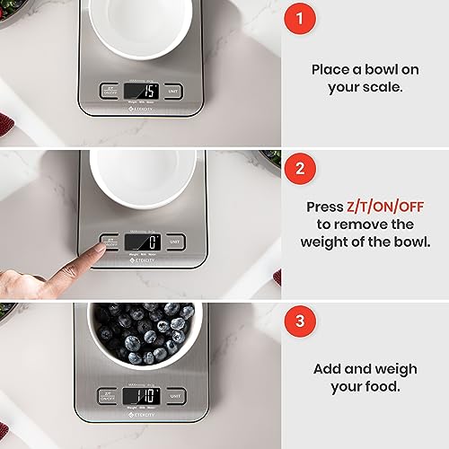Etekcity Food Kitchen Scale, Digital Grams and Ounces