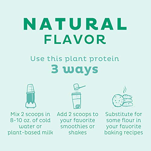 KOS Vegan Protein Powder, Unflavored & Unsweetened