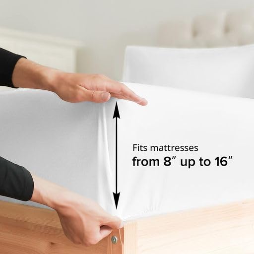King Size 4 Piece Bedding Sheet Set (129K 4+ Star Reviews)