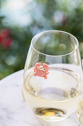 Magnetic Beach Wine Charms - Set of 6