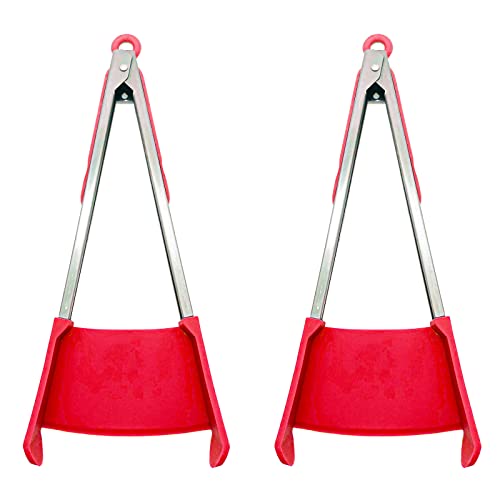 2 in 1 Kitchen Spatula & Tongs