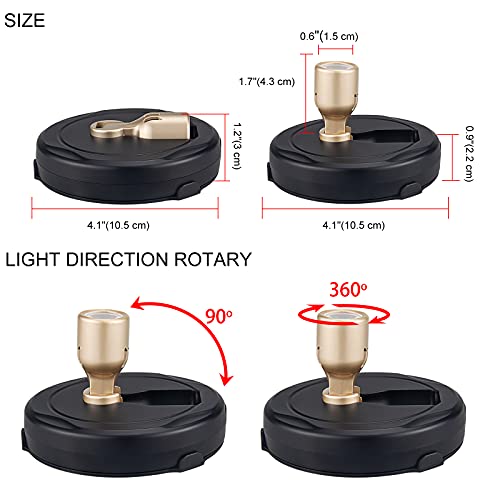 Wireless LED Spotlight, Battery Powered Plant/Picture Lights, Uplighting Indoor