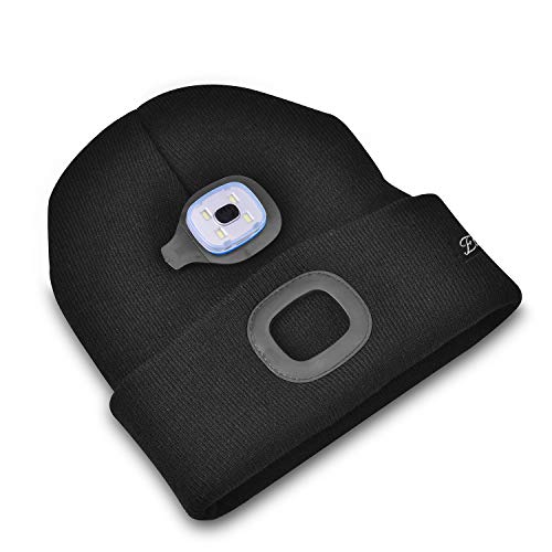 USB Rechargeable Light Beanie - Multiple Colors