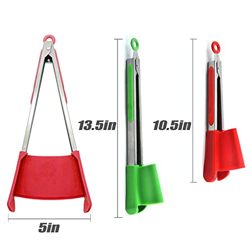 2 in 1 Kitchen Spatula & Tongs