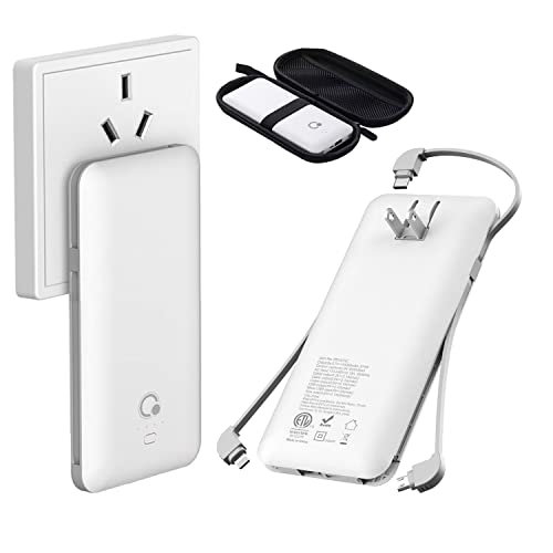 Ultra Slim Portable Charger, 4 Outputs, Dual Input
