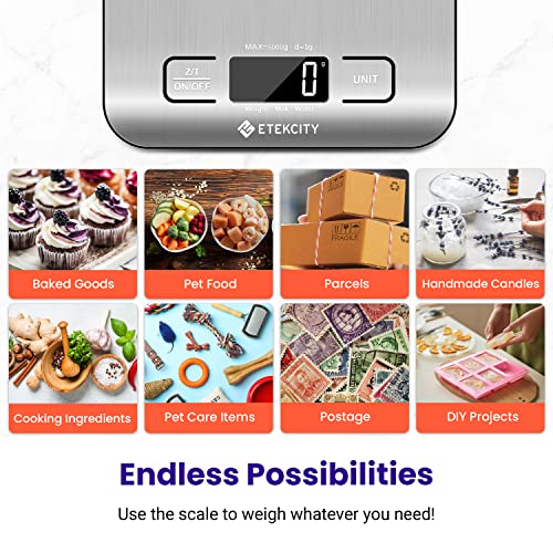 Etekcity Food Kitchen Scale, Digital Grams and Ounces