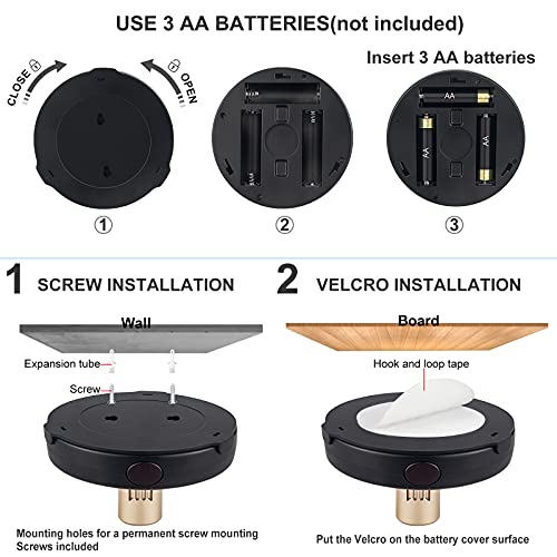 Wireless LED Spotlight, Battery Powered Plant/Picture Lights, Uplighting Indoor