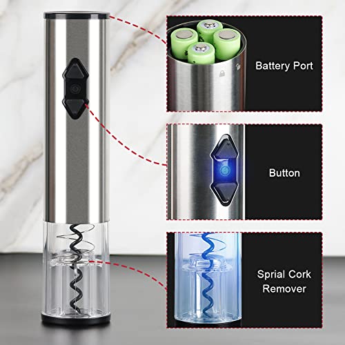 Electric Wine Bottle Opener Set