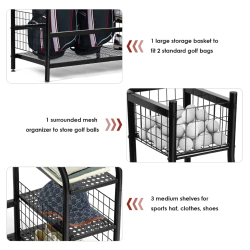 Golf Bag Storage Rack