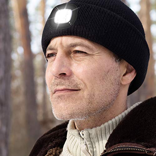 USB Rechargeable Light Beanie - Multiple Colors