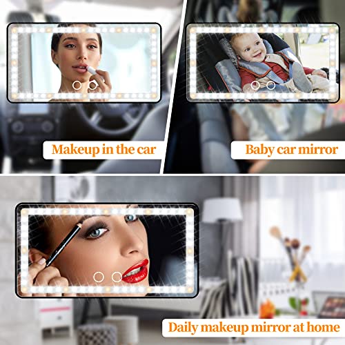 Sun Visor Vanity Mirror with 3 Light Modes