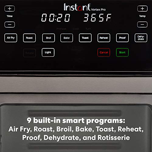 Instant Pot Vortex Pro Air Fryer, 10 Quart