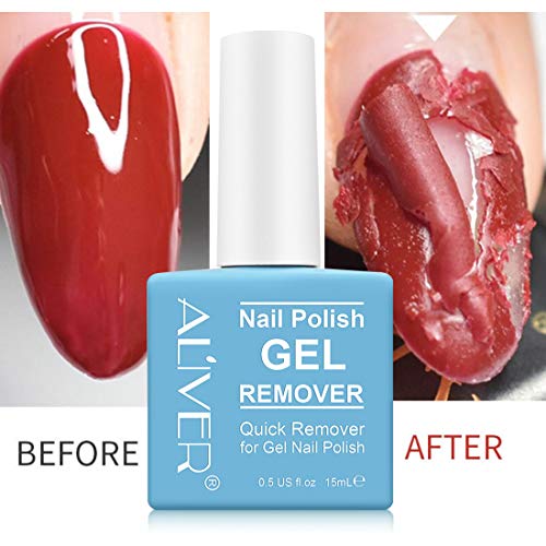 Gel Nail Polish Remover, 2-3 Minutes Quick & Easy Nail Polish Remover
