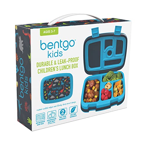 Bentgo® Kids Prints Leak-Proof, 5-Compartment Bento-Style Kids Lunch Box
