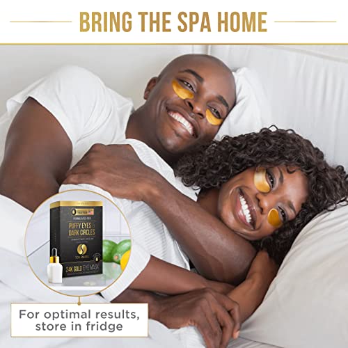 24K Gold Eye Masks – 20 Pairs