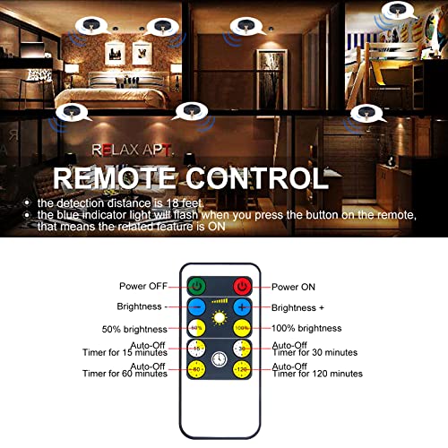 Wireless LED Spotlight, Battery Powered Plant/Picture Lights, Uplighting Indoor