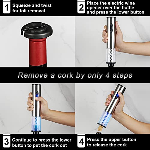 Electric Wine Bottle Opener Set