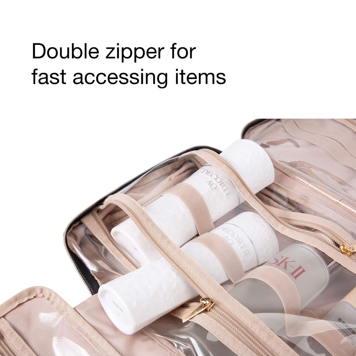 Toiletry Bag Travel Bag with Hanging Hook