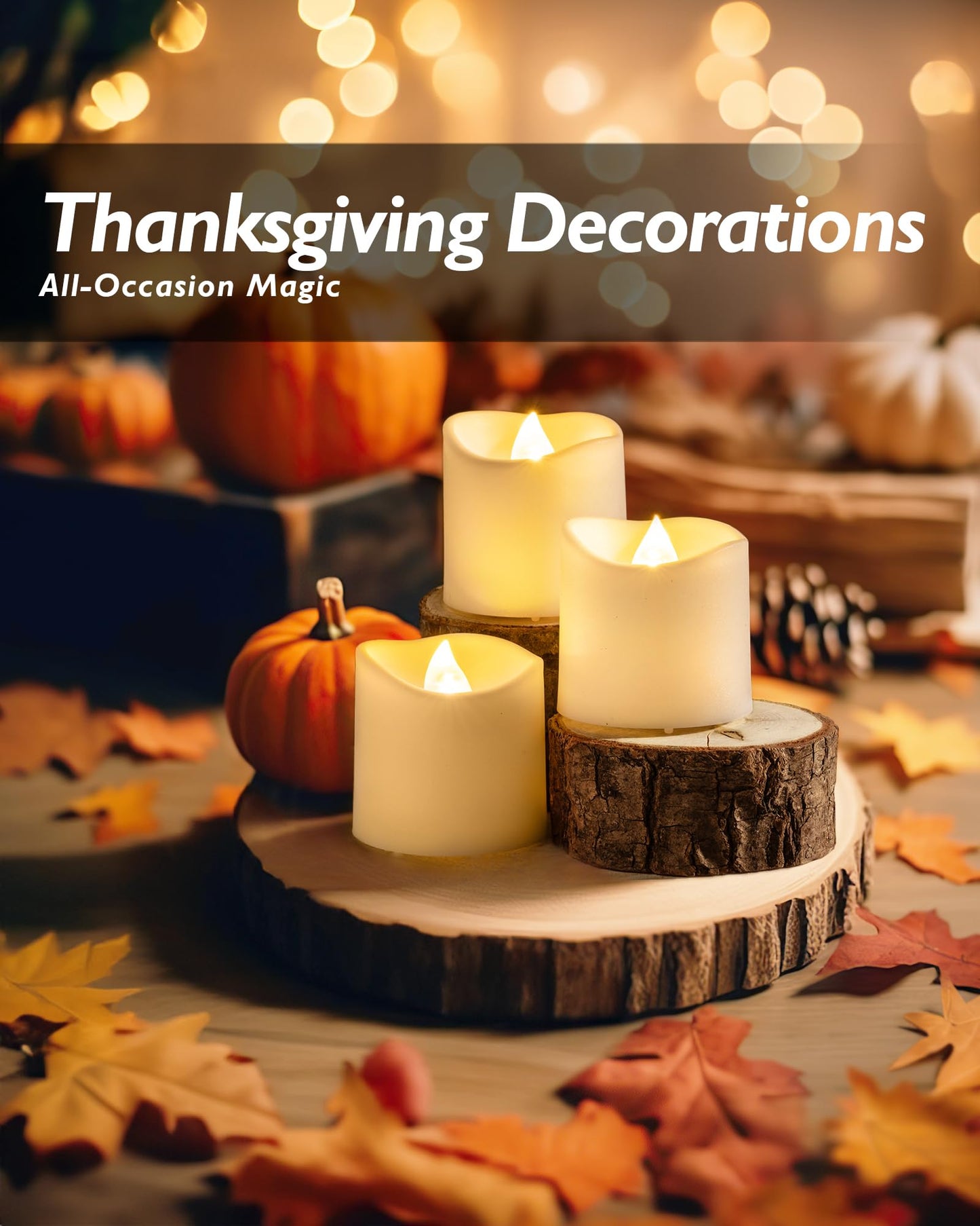 12Pack Timer Flameless LED Votive Candles