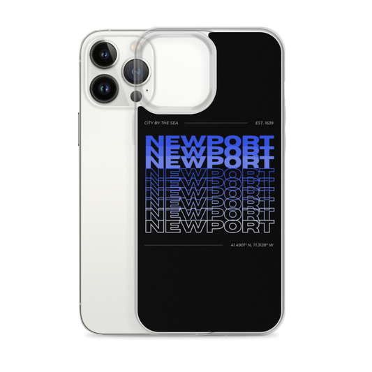 Newport iPhone Case/Transparent Black