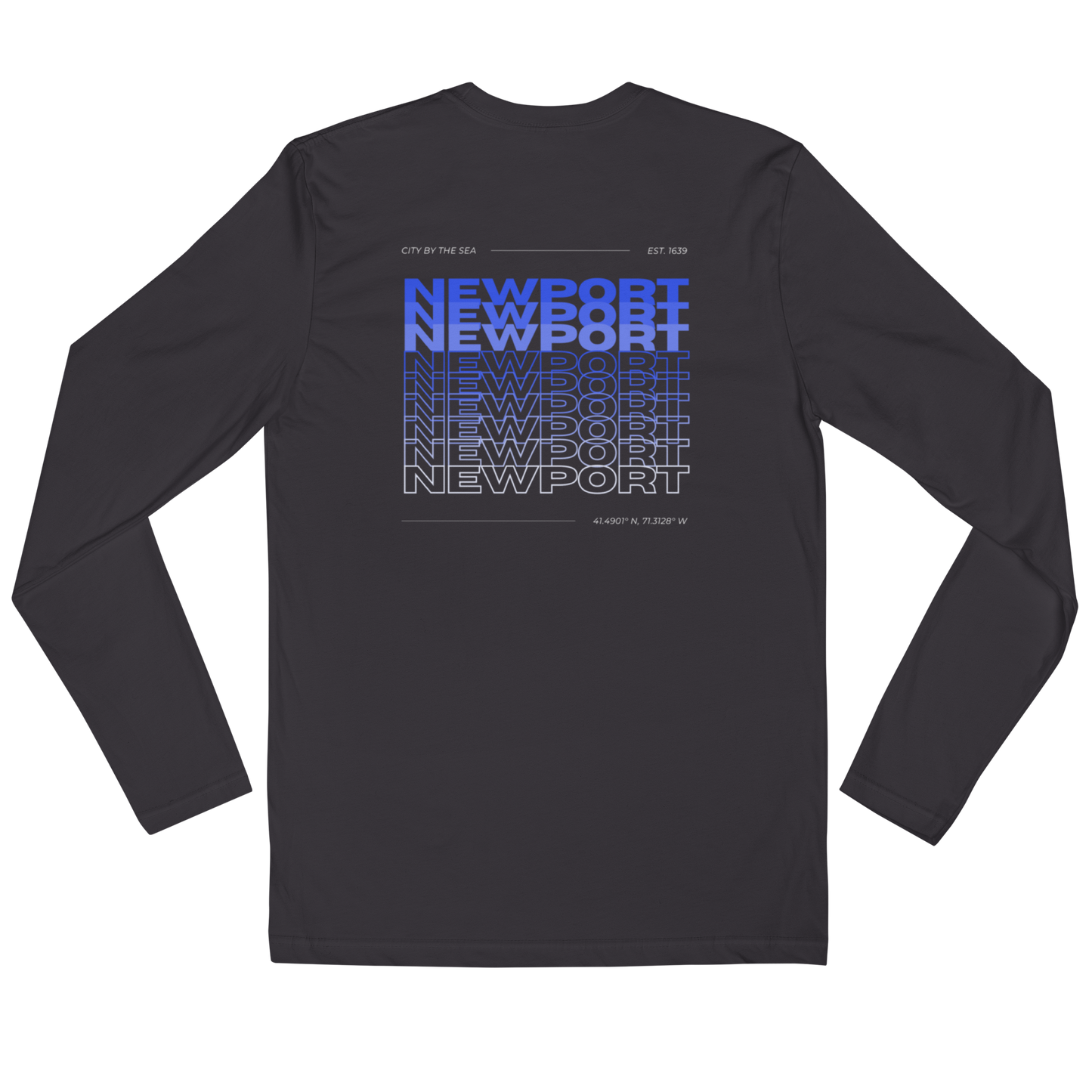 City by the Sea L/S Fitted Crew (Unisex)