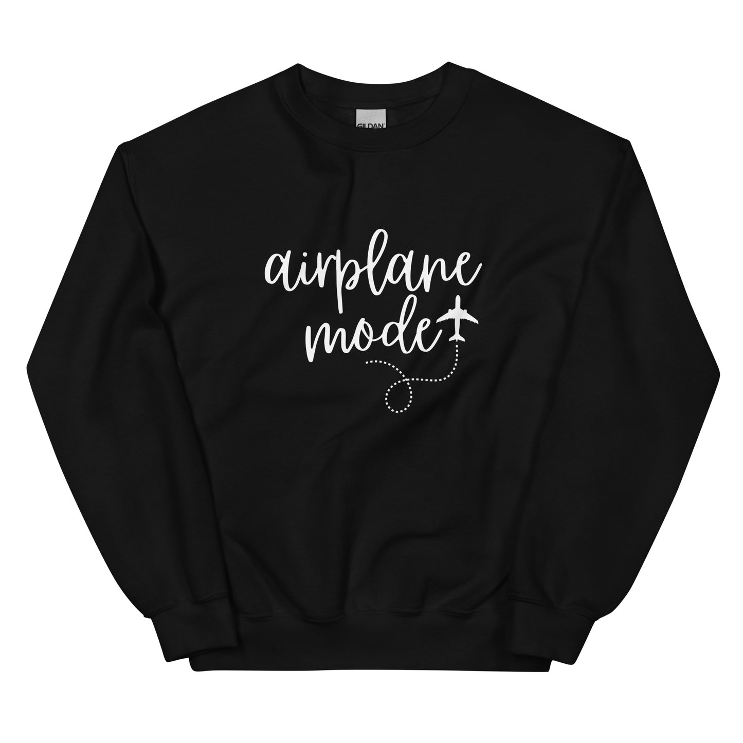 Airplane Mode Crewneck Sweatshirt (Unisex)
