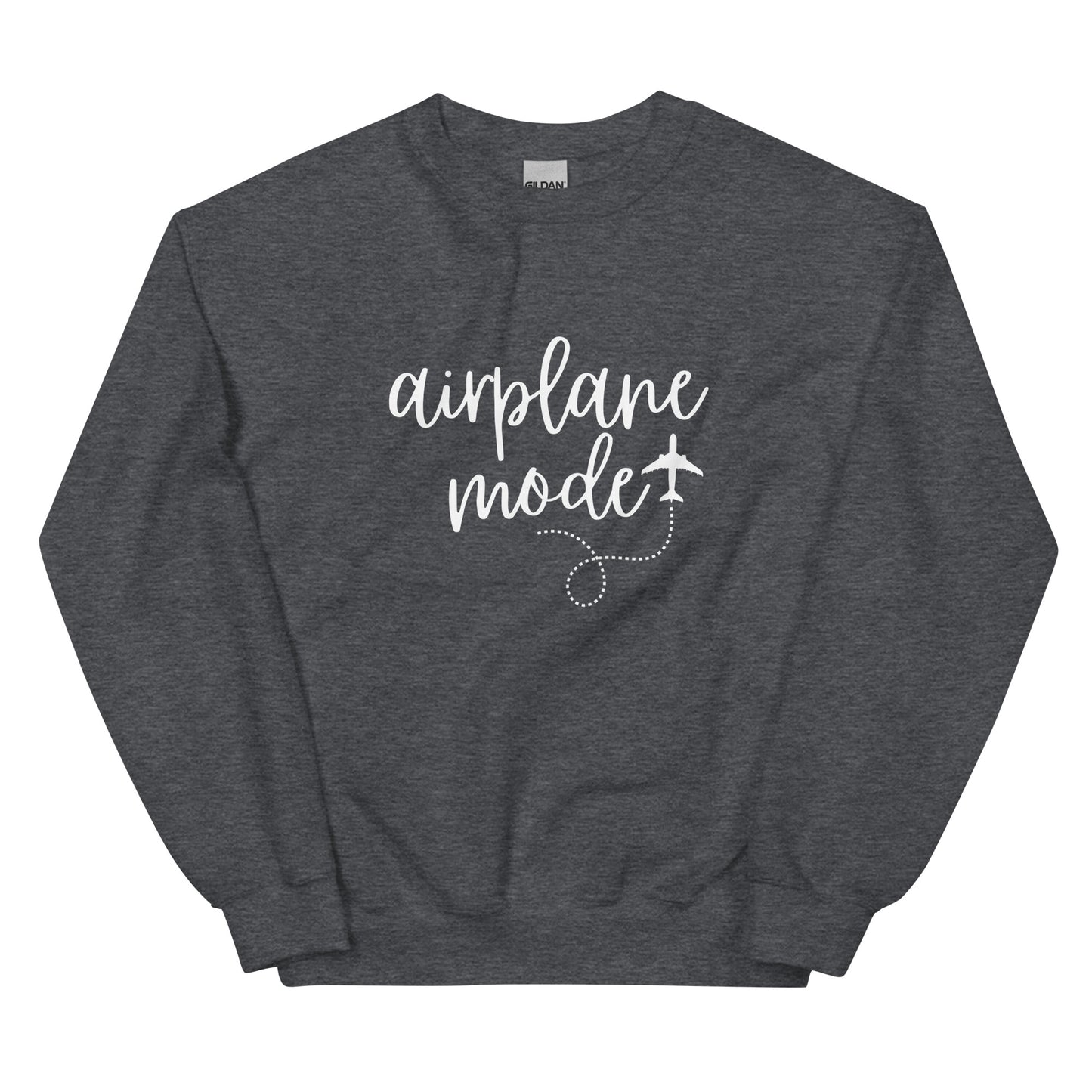 Airplane Mode Crewneck Sweatshirt (Unisex)