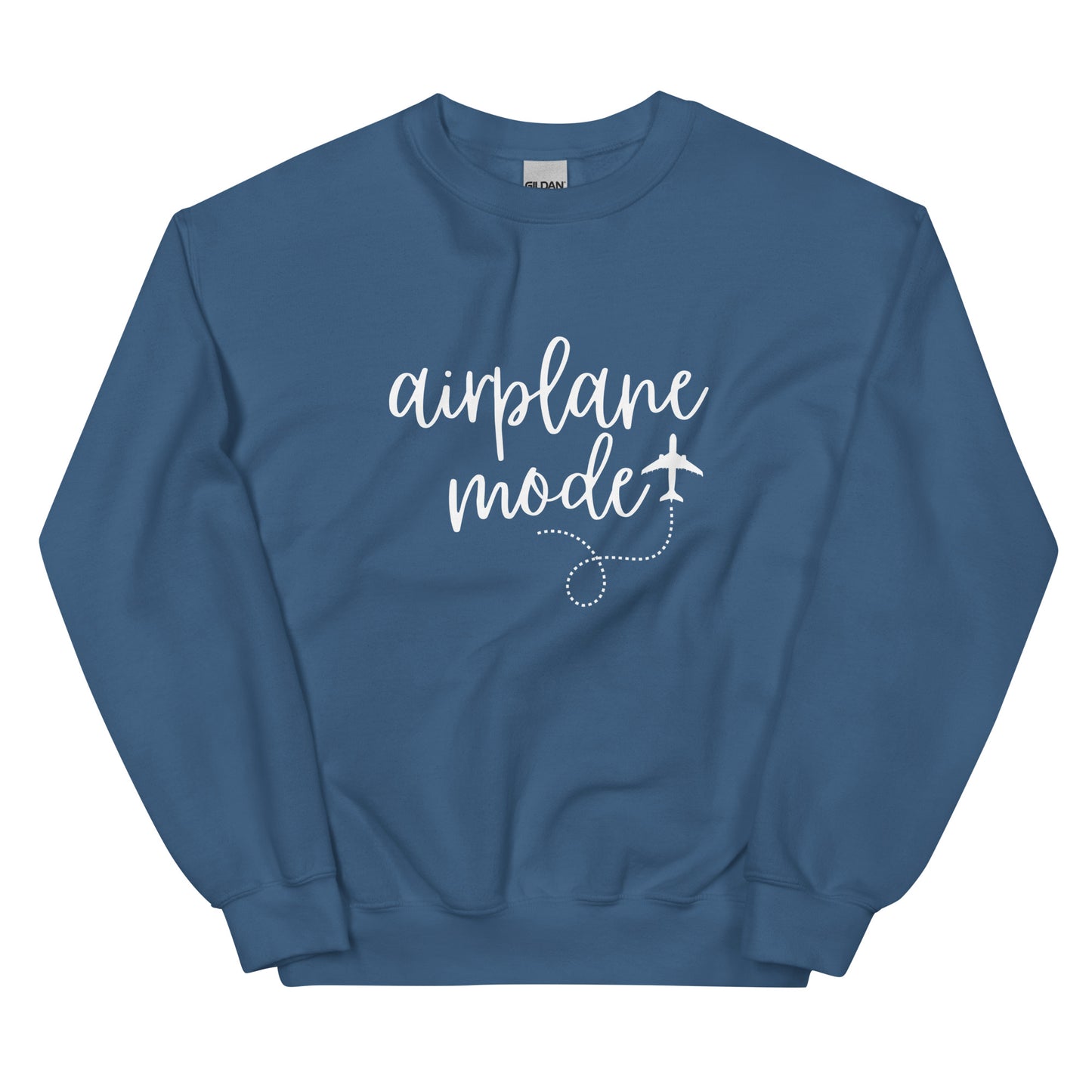 Airplane Mode Crewneck Sweatshirt (Unisex)