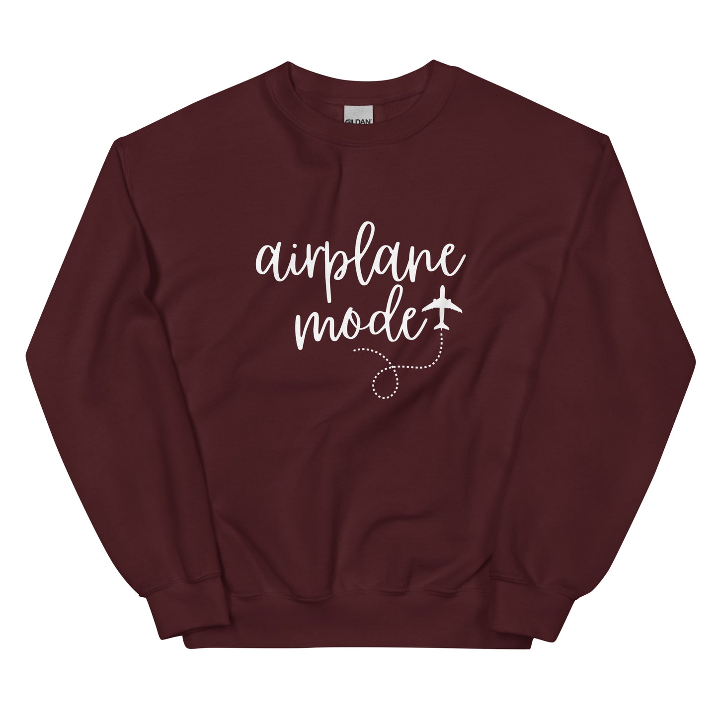 Airplane Mode Crewneck Sweatshirt (Unisex)