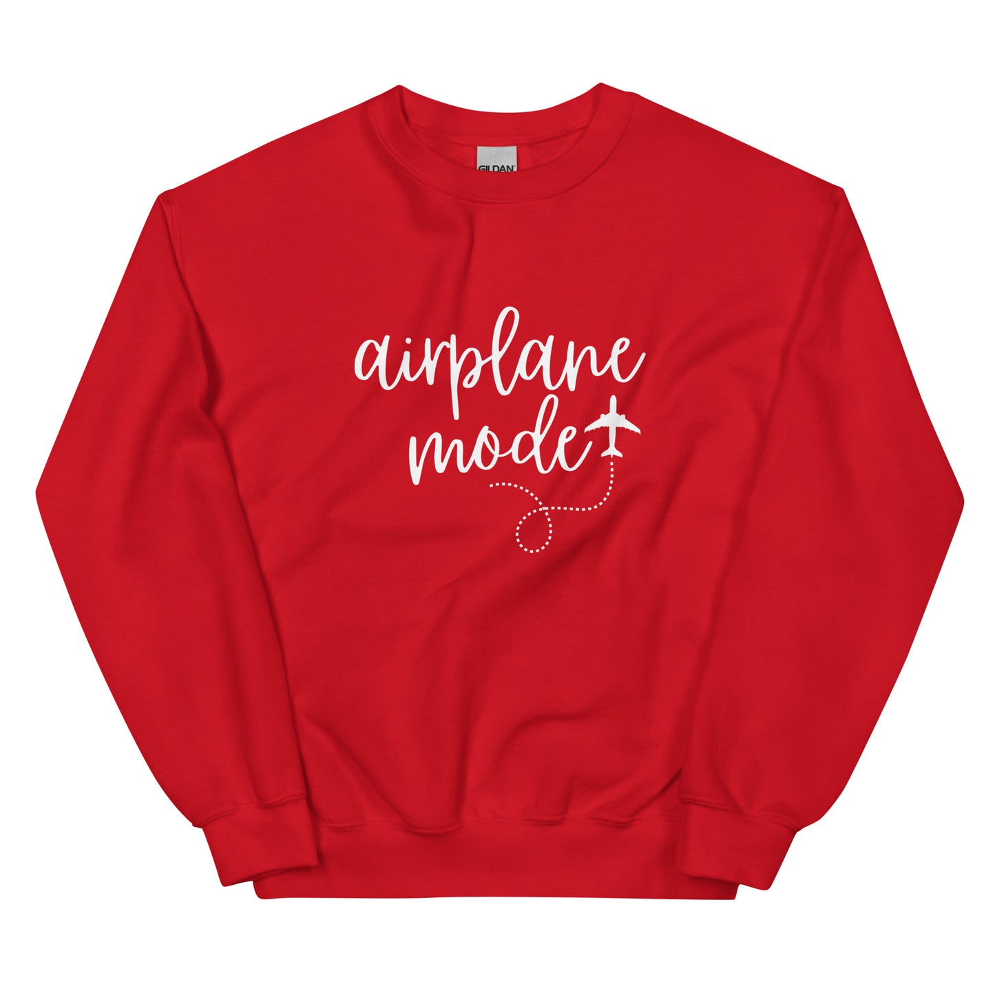 Airplane Mode Crewneck Sweatshirt (Unisex)
