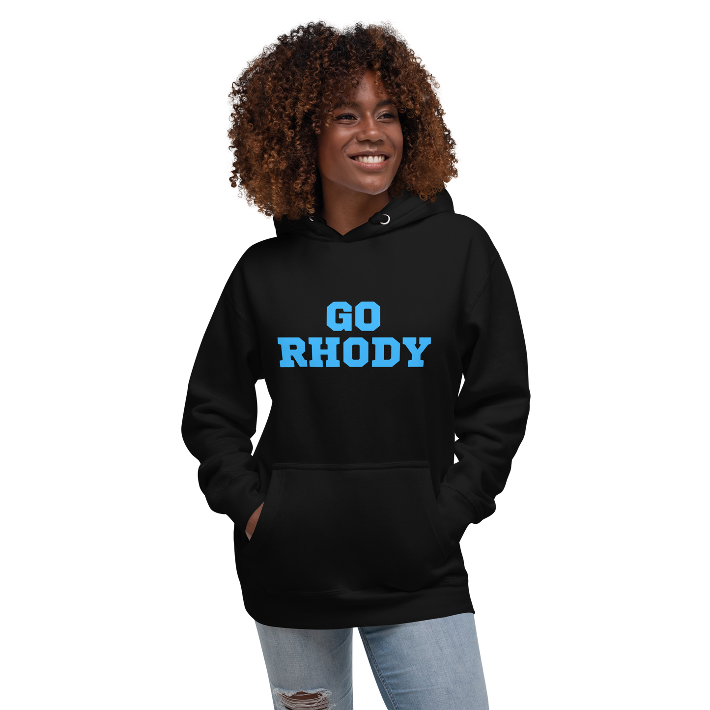 Go Rhody Rams Hoodie (Unisex)