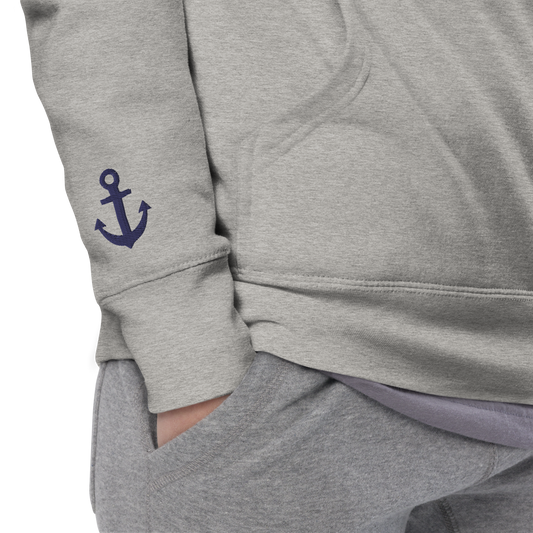 Anchor Hoodie (Unisex, Embroidered, Right Wrist)