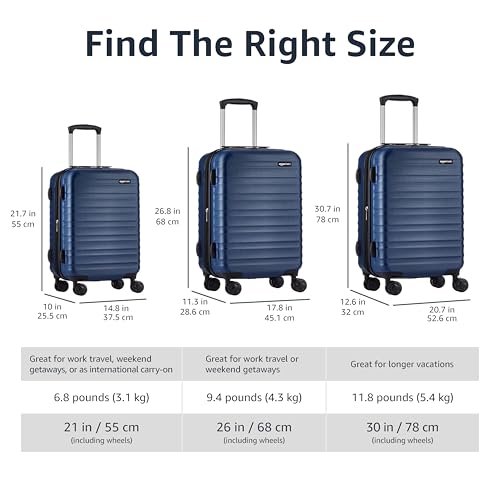 Expandable Hardside Carry-On Luggage