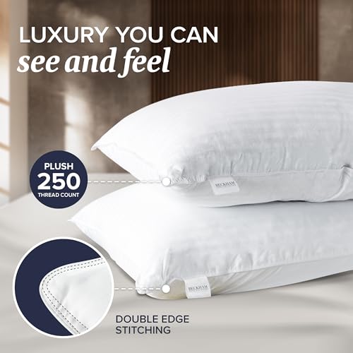 Beckham Hotel Collection Bed Pillows Standard / Queen Size Set of 2