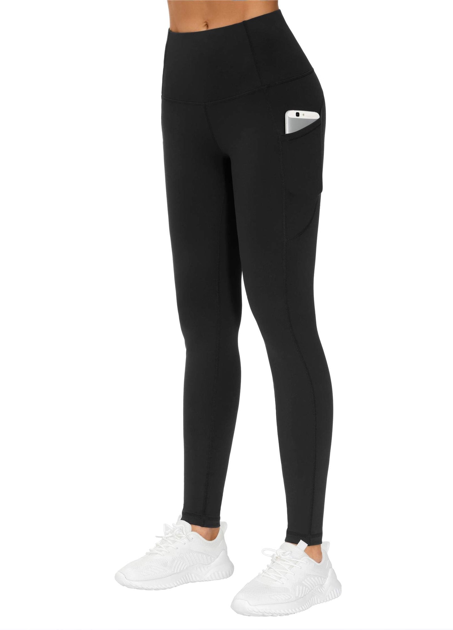 THE GYM PEOPLE Thick High Waist Yoga Pants with Pockets