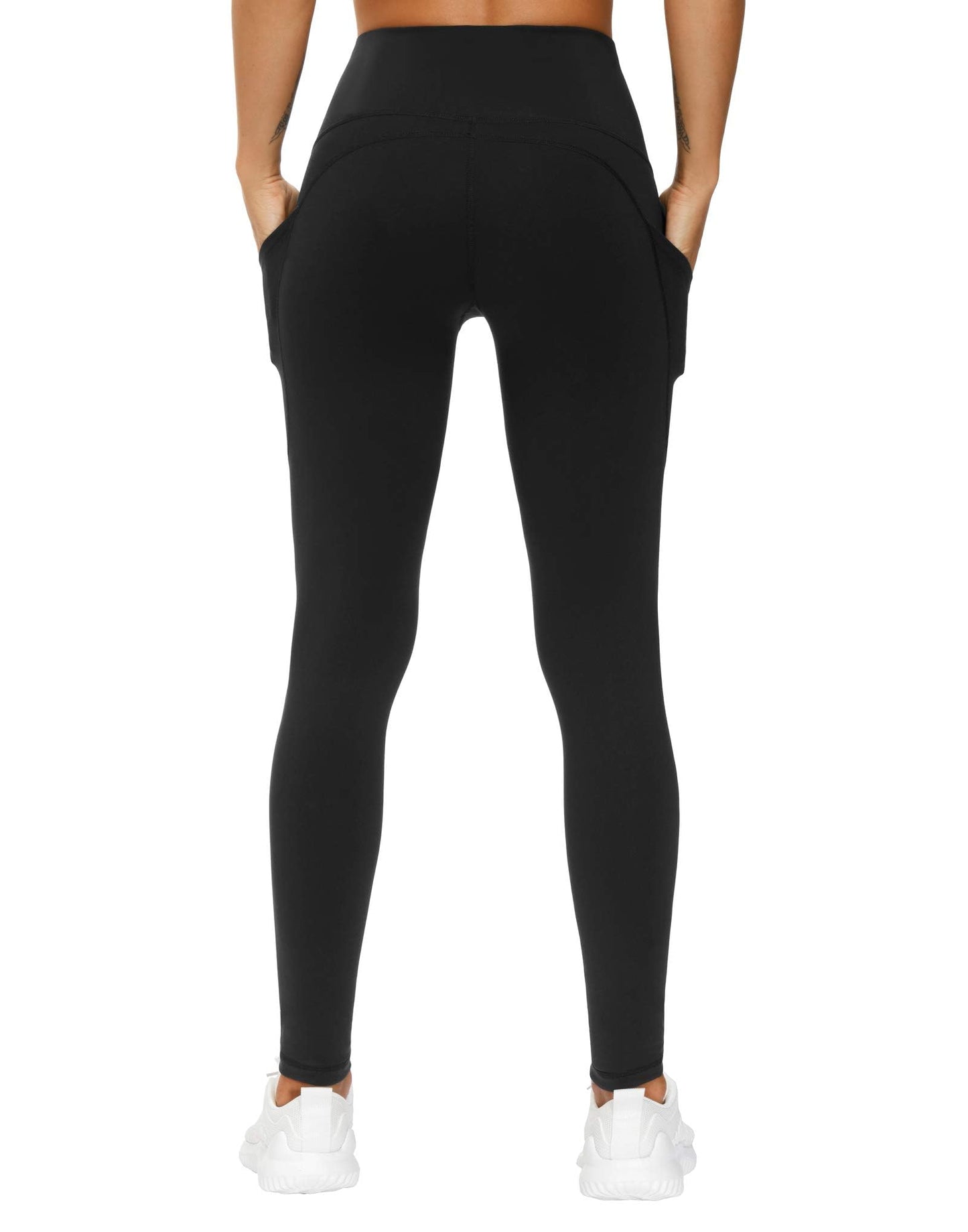 THE GYM PEOPLE Thick High Waist Yoga Pants with Pockets