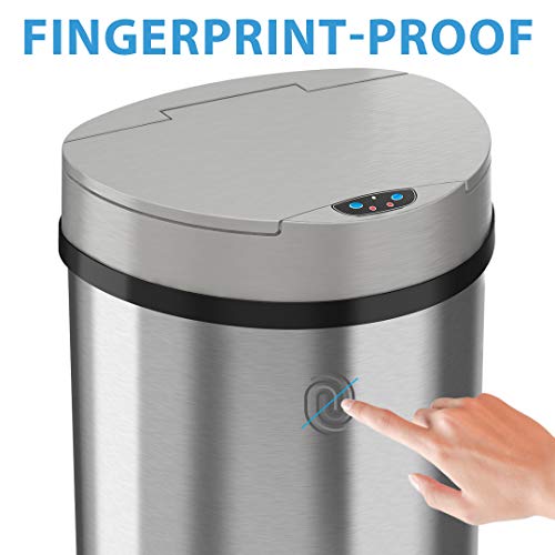 Touchless Automatic Garbage Bin - 13 Gallon