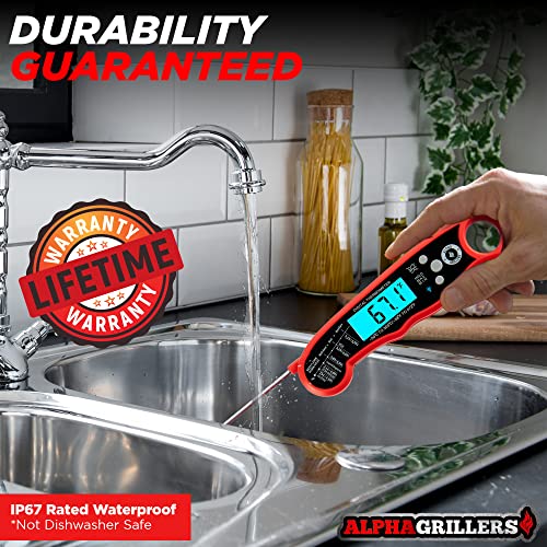 Alpha Grillers Instant Read Meat Thermometer