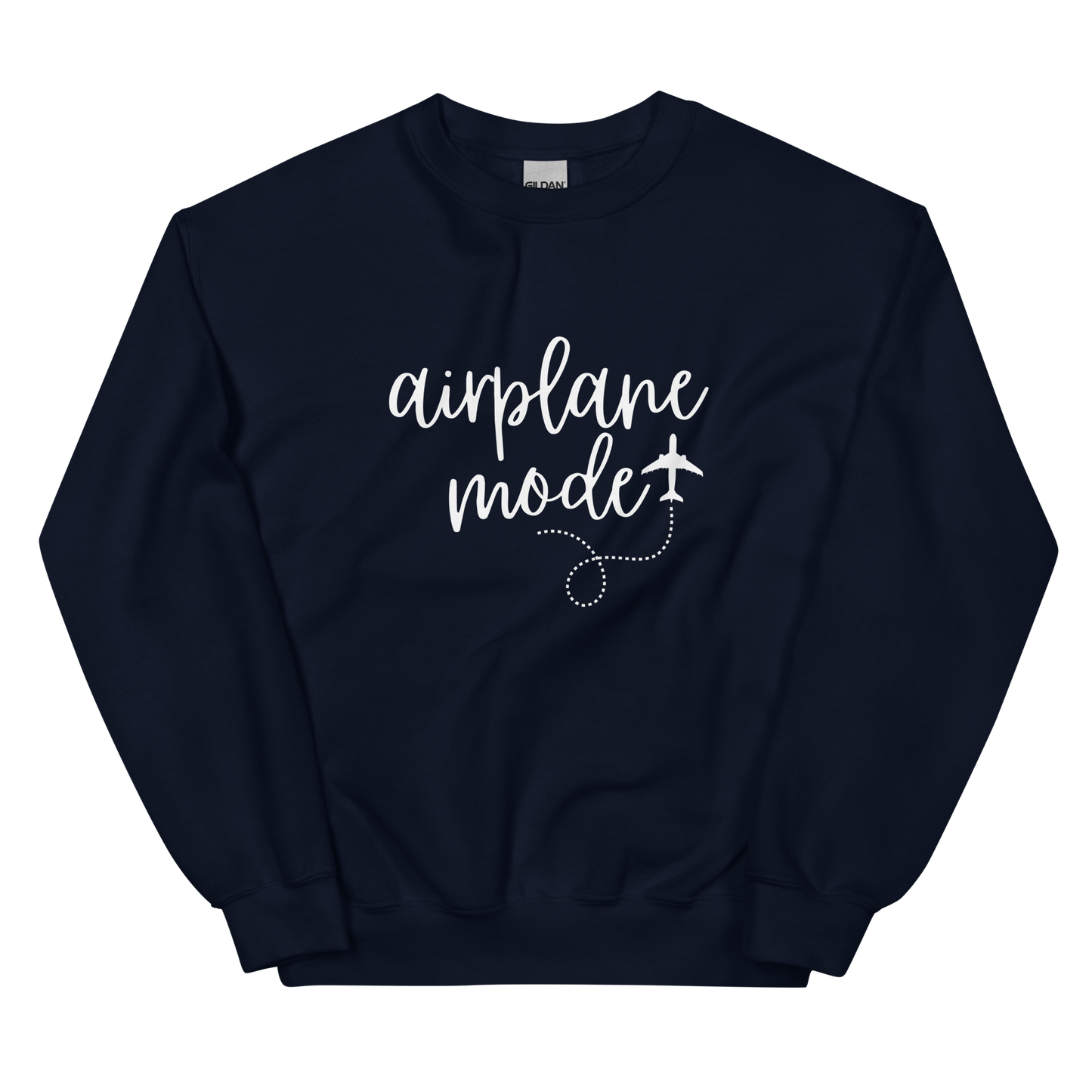 Airplane Mode Crewneck Sweatshirt (Unisex)